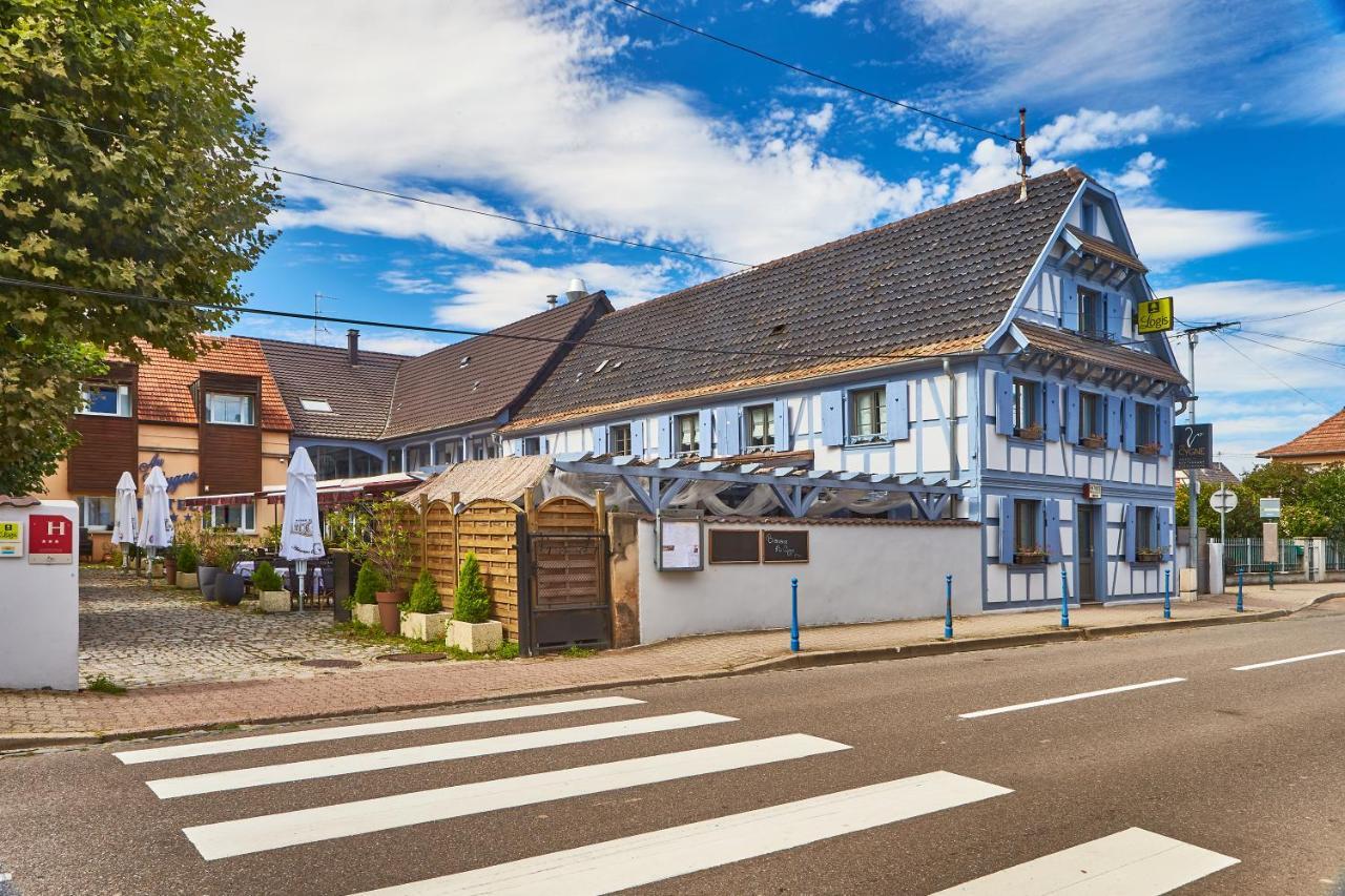 Hotel Restaurant Au Cygne Eschau Buitenkant foto