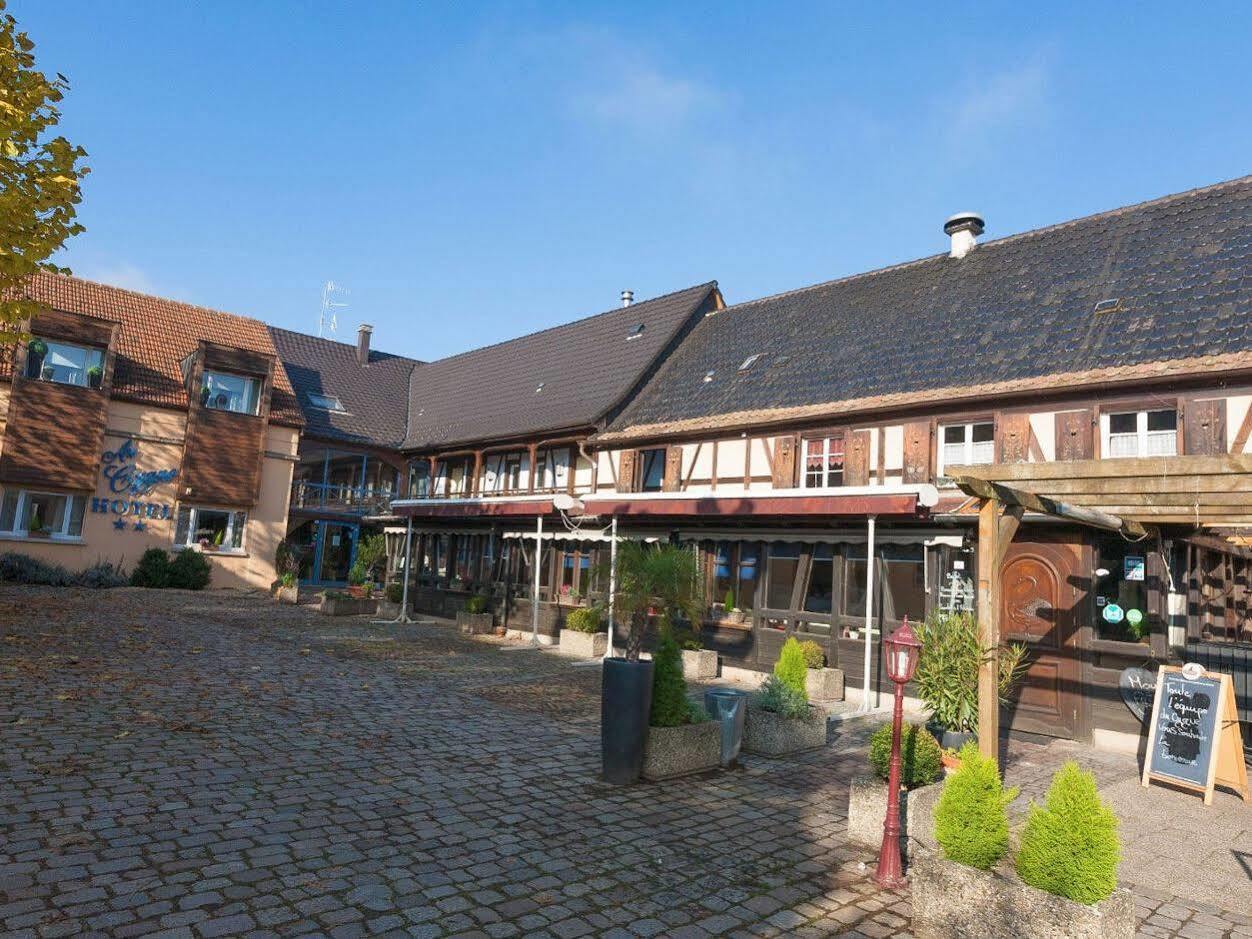 Hotel Restaurant Au Cygne Eschau Buitenkant foto